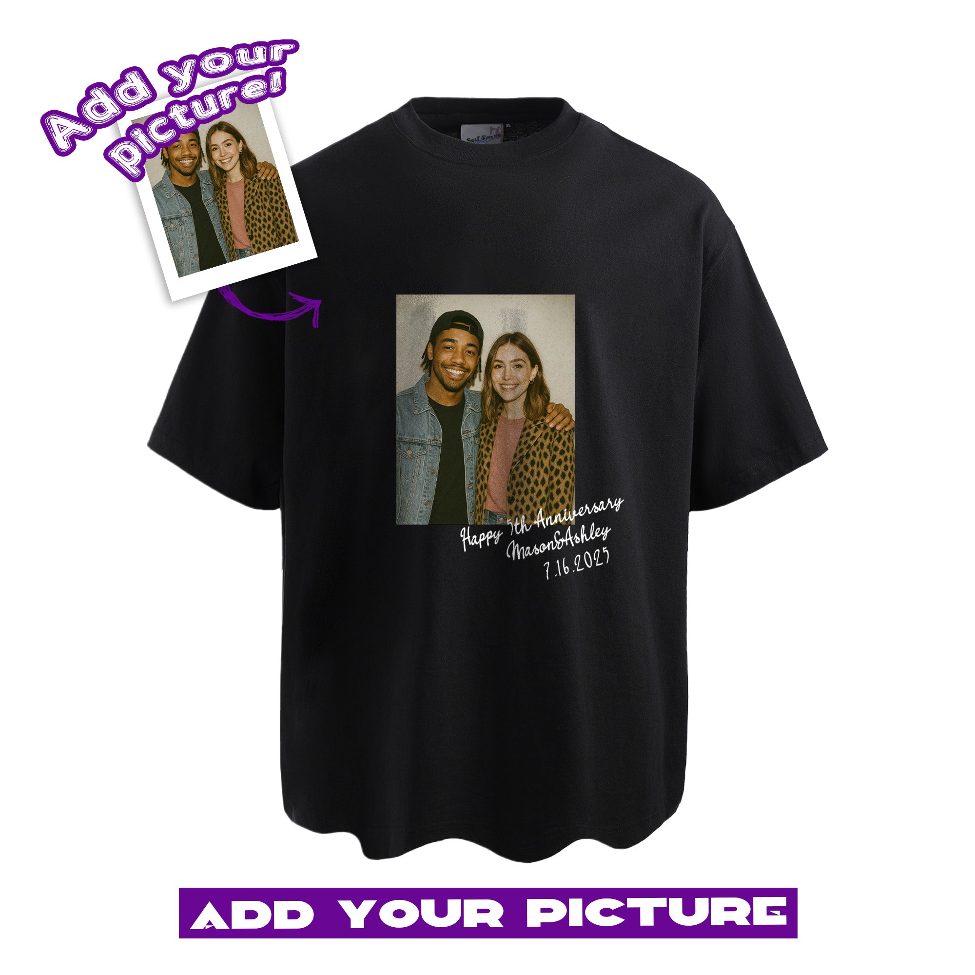 Couple's Anniversary Custom Tee