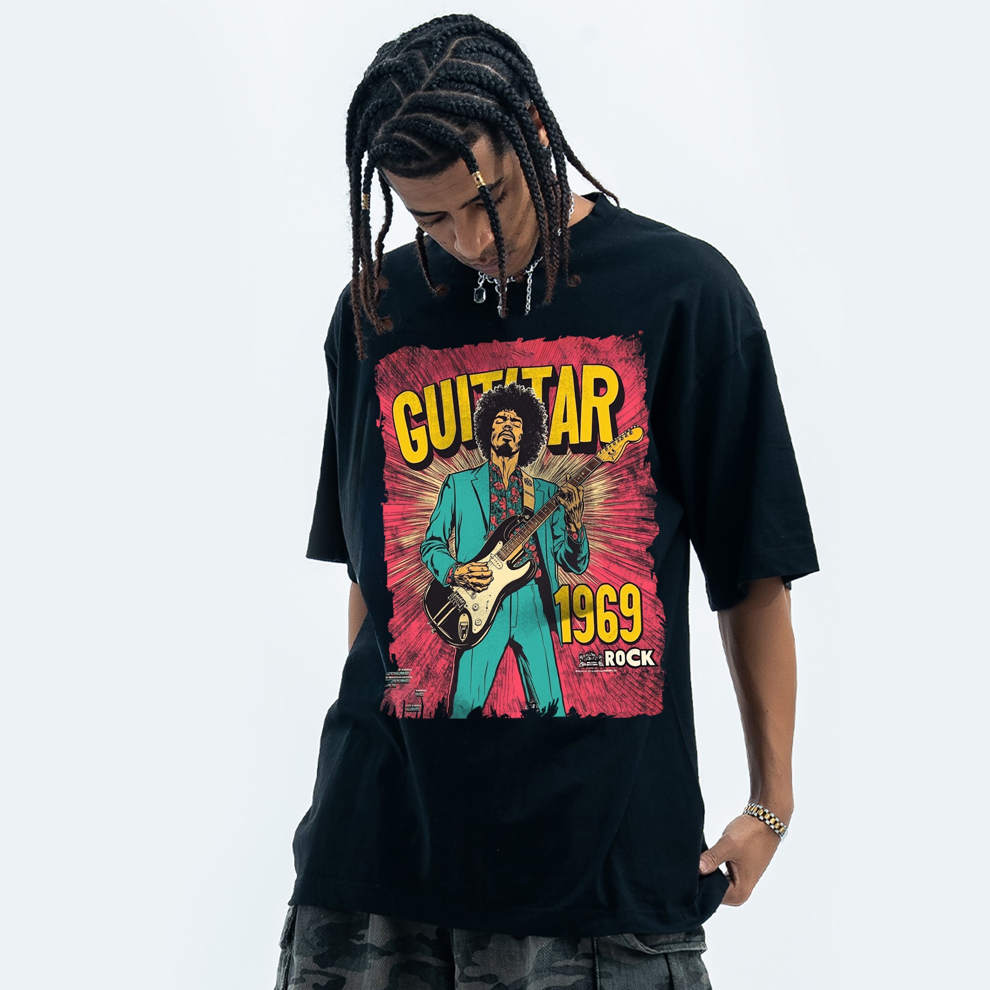 BVBOX Sound of '69 T-Shirt Fashion Loose Cotton Short Sleeves