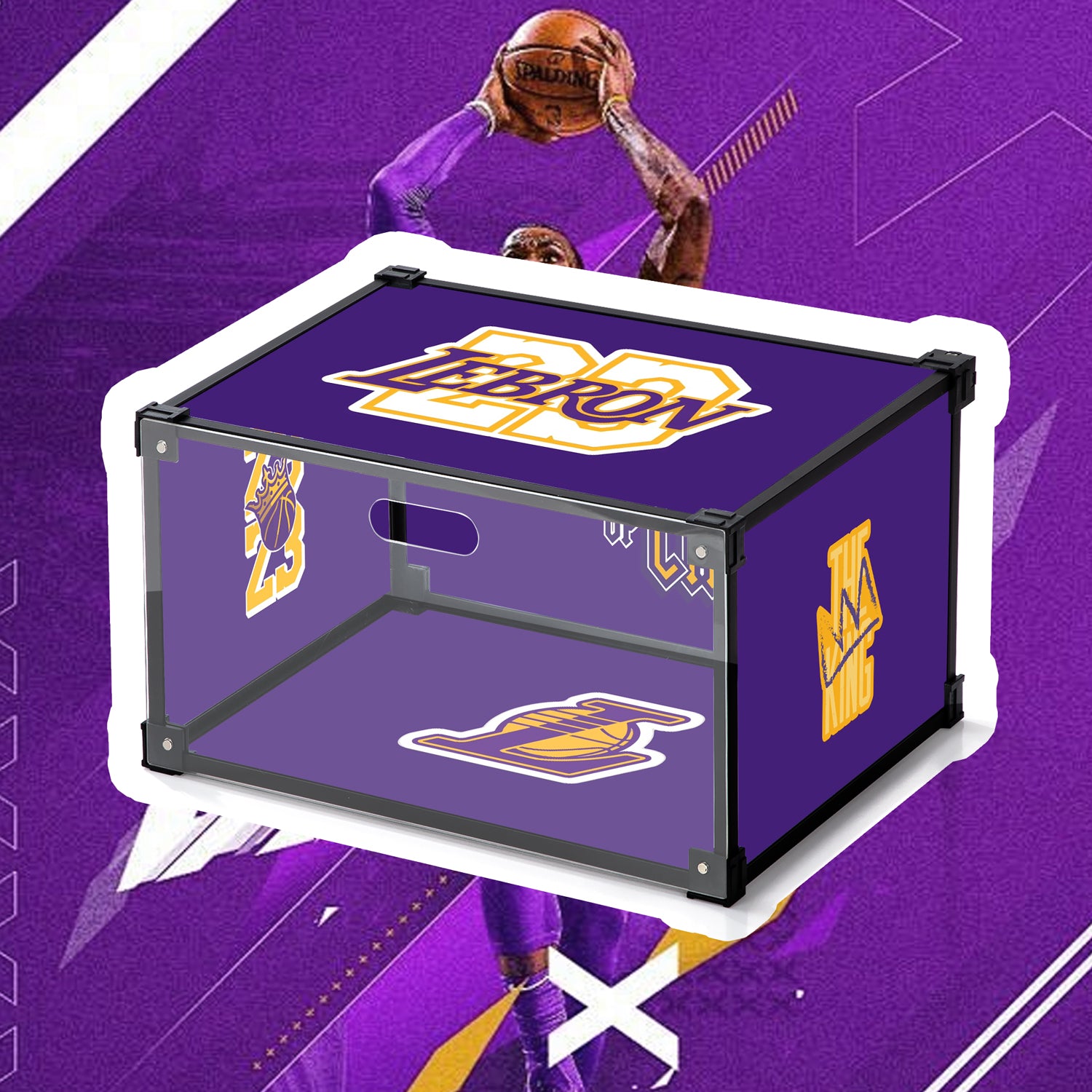 NBA Custom Acrylic Shoe Display Box