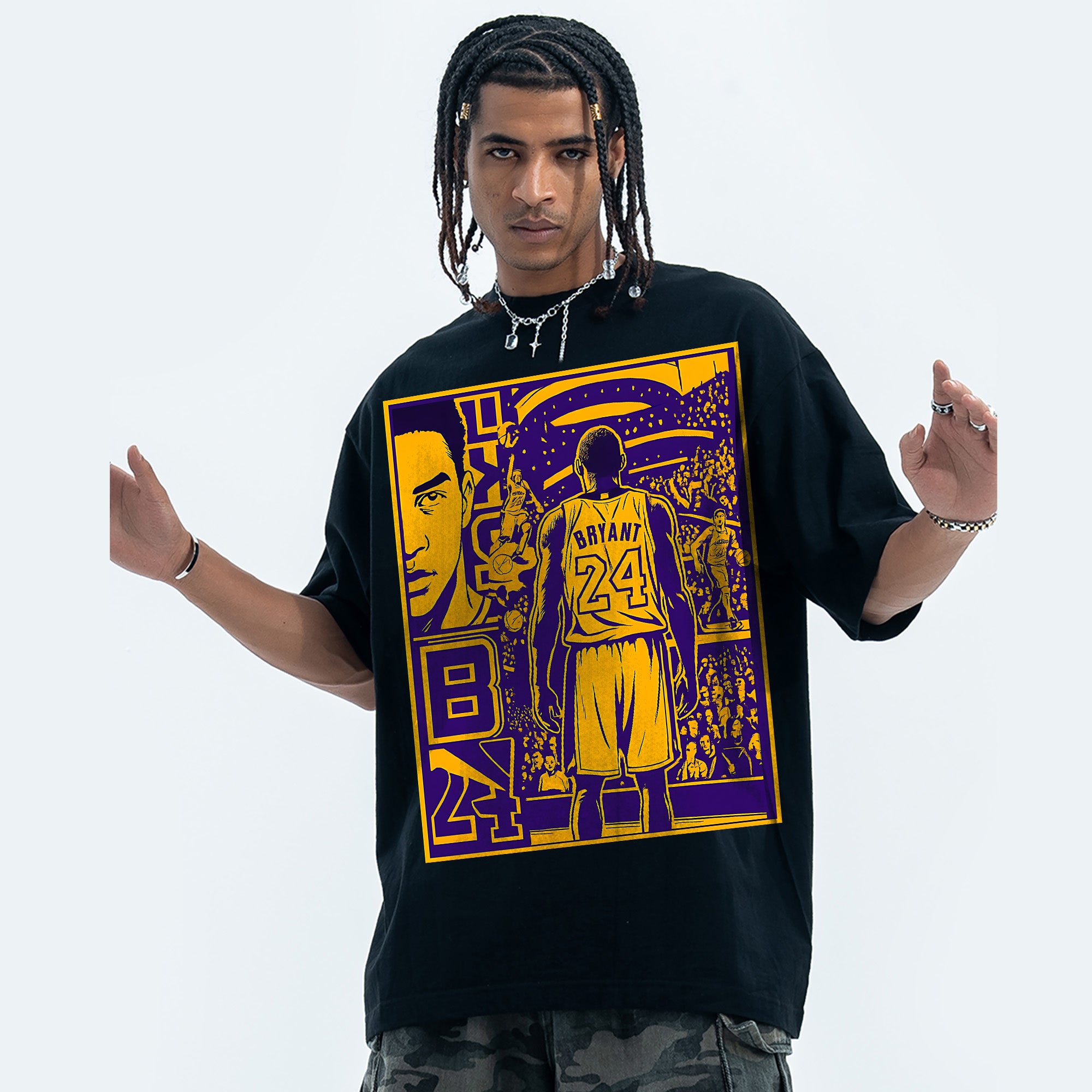 Los Angeles Legends T-Shirt Fashion Loose Cotton Short Sleeves