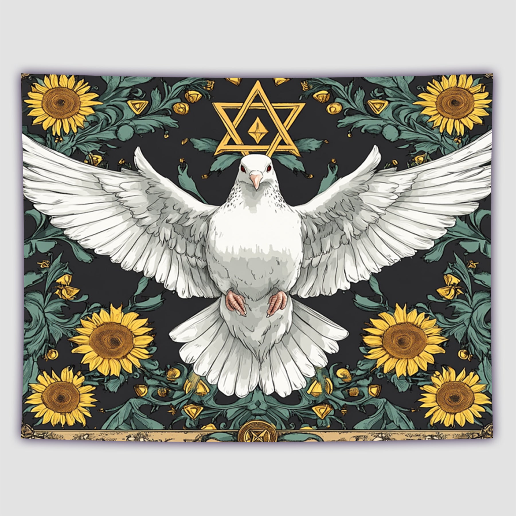 Star Pigeon Language Fashion Wall Haning Decoration Tapestry