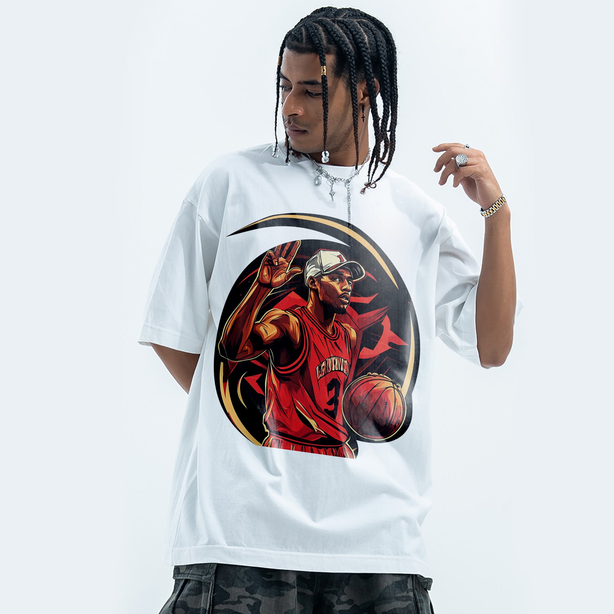 BVBOX ColorPop T-Shirt Fashion Loose Cotton Short Sleeves