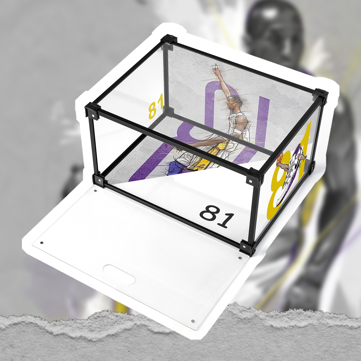 Mamba Moment Custom Acrylic Shoe Display Box