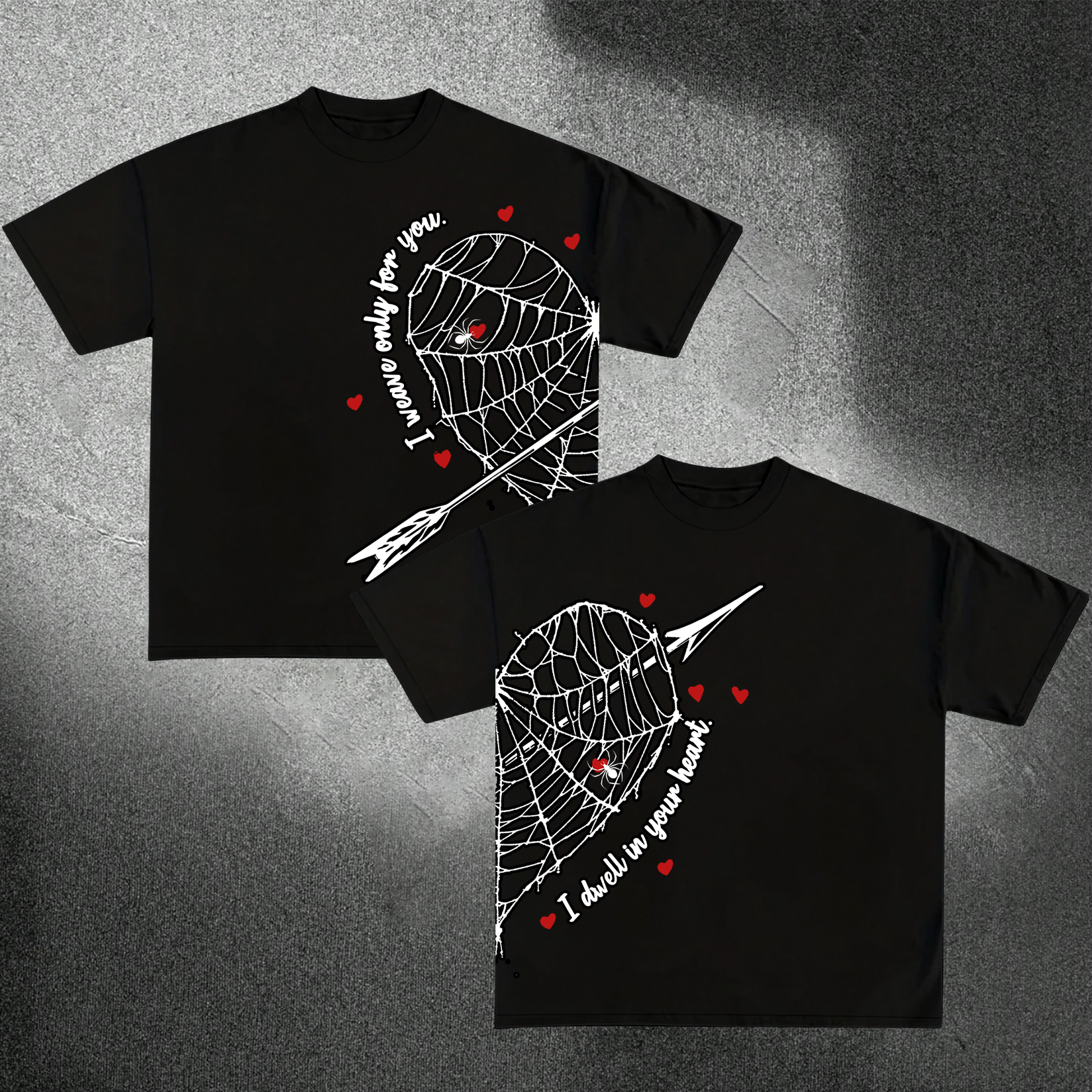 Heart Trap Matching Couple T Shirt