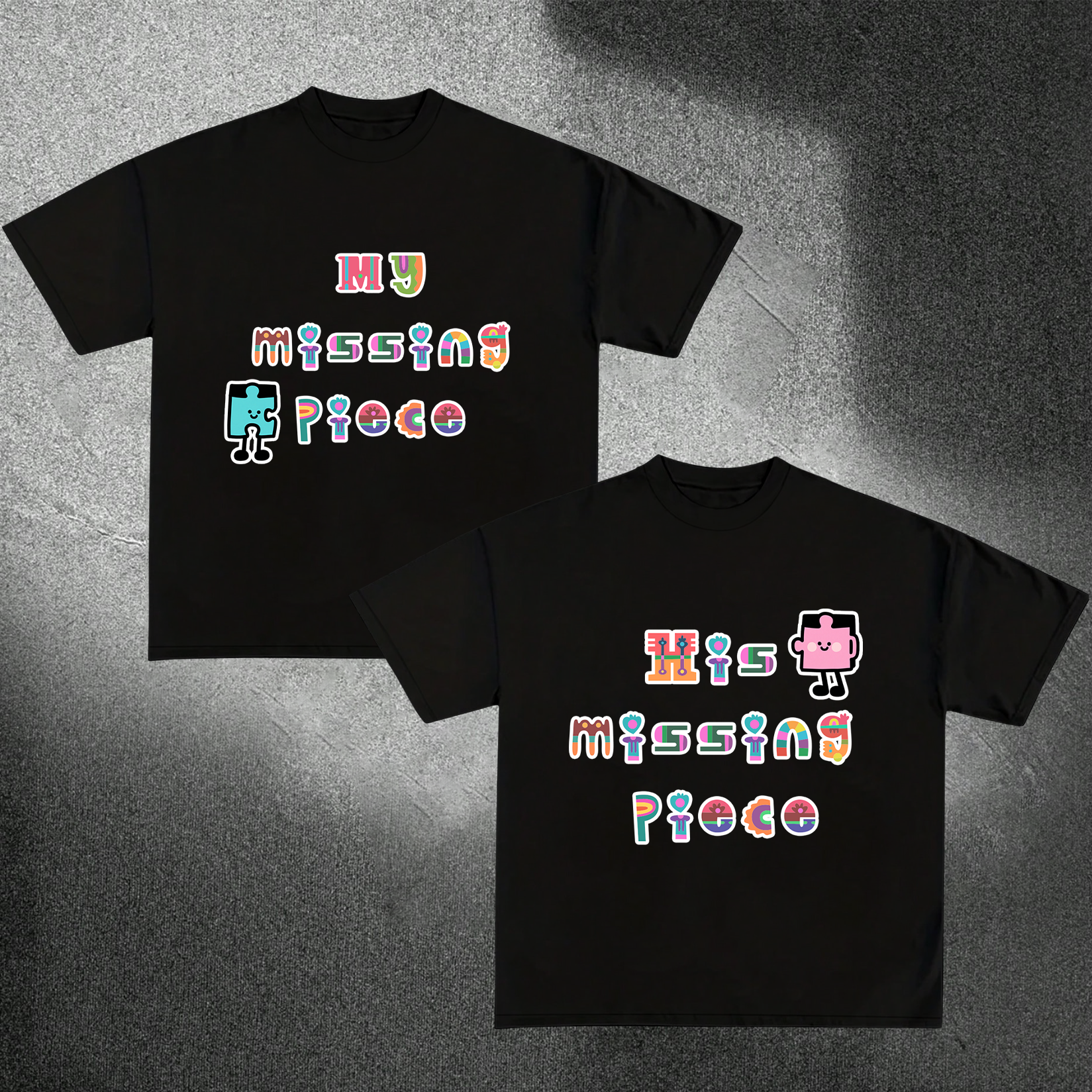 Half a Soul Matching Couple T Shirt