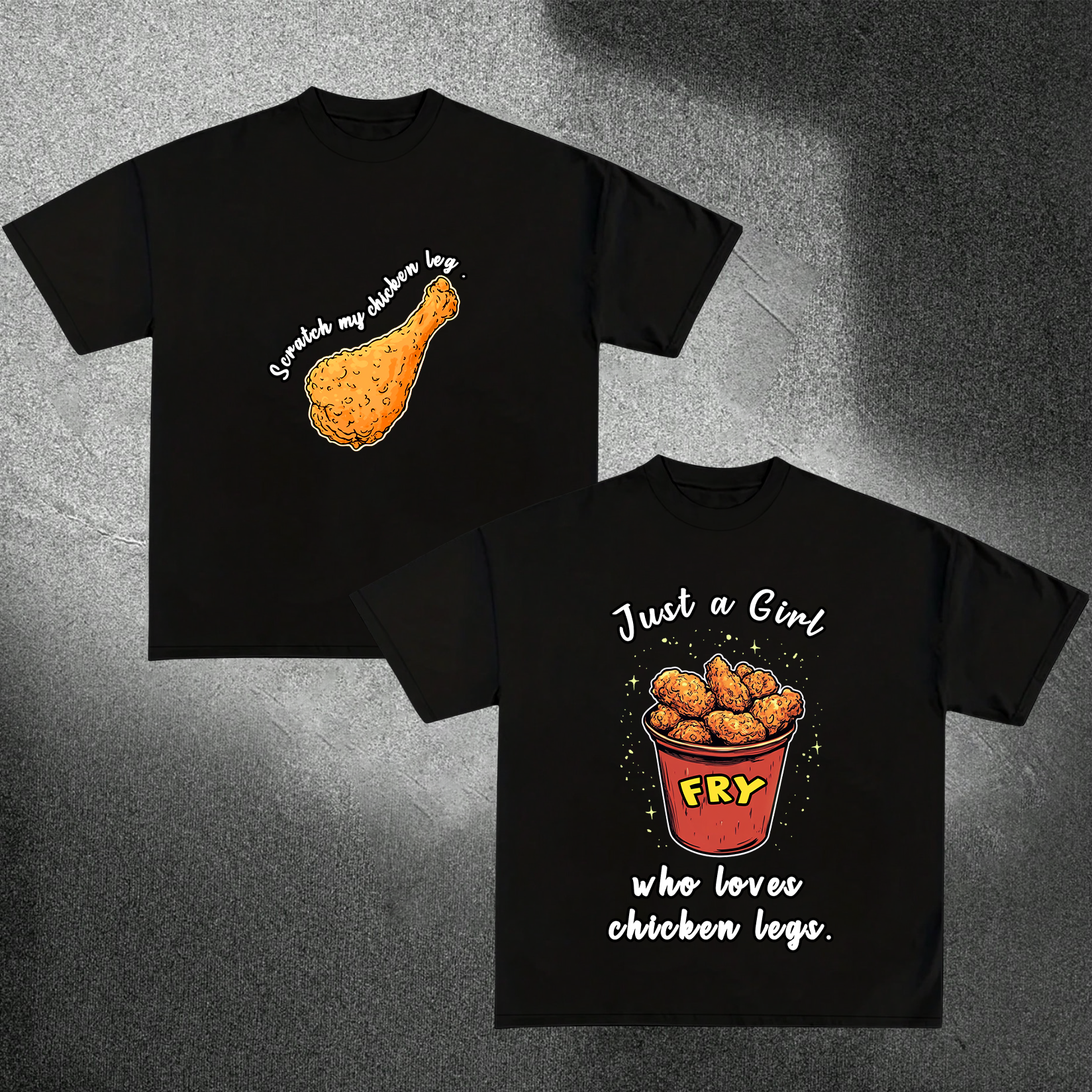 Hot & Crispy Love Matching Couple T Shirt