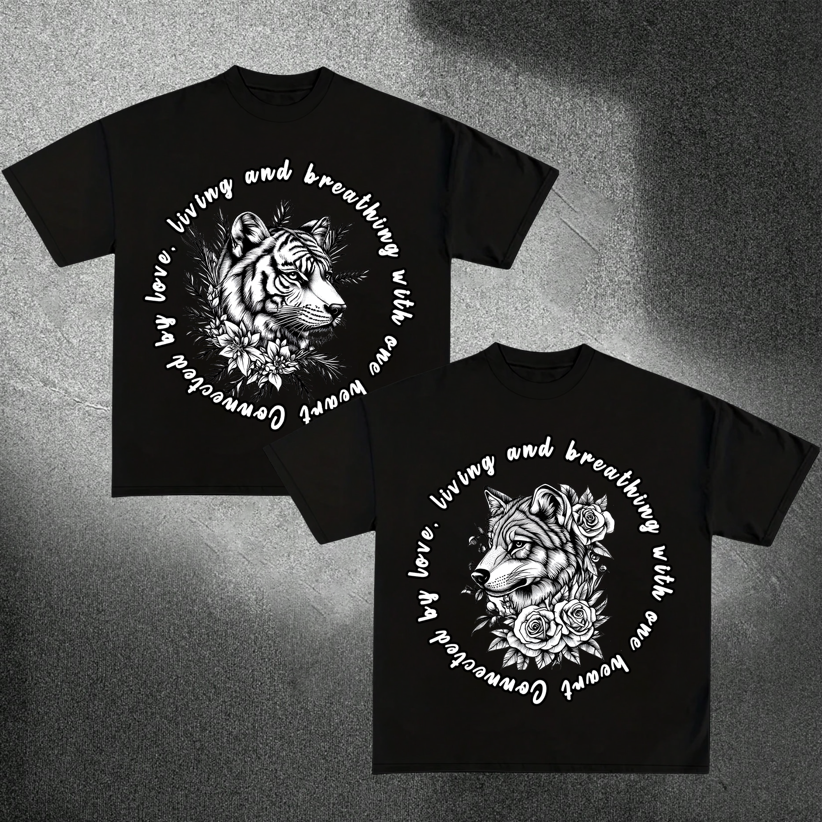 Feral for You Matching Couple T Shirt