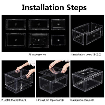Acrylic Stackable Shoe Boxes -6