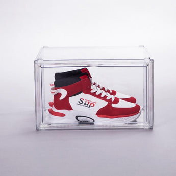 Clear Acrylic Stackable Shoe Storage Boxes -12