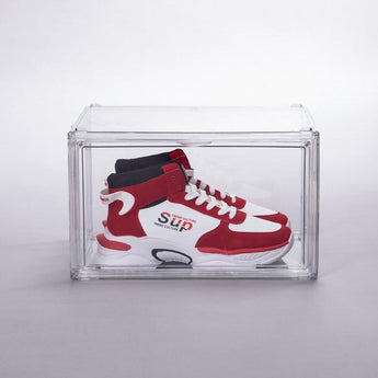 Clear Acrylic Stackable Shoe Storage Boxes -16