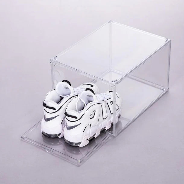 3 Packs Clear Acrylic Stackable Shoe Storage Boxes