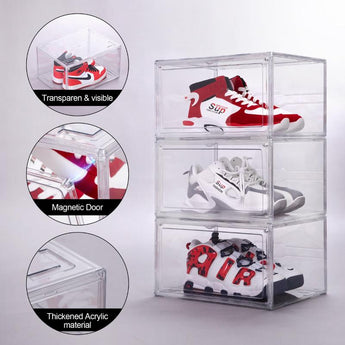 Clear Thick Material Acrylic Shoe Box -12