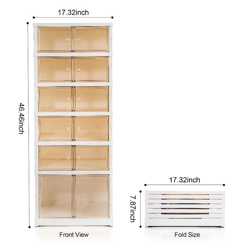 Installation-free Foldable Shoe Rack -2