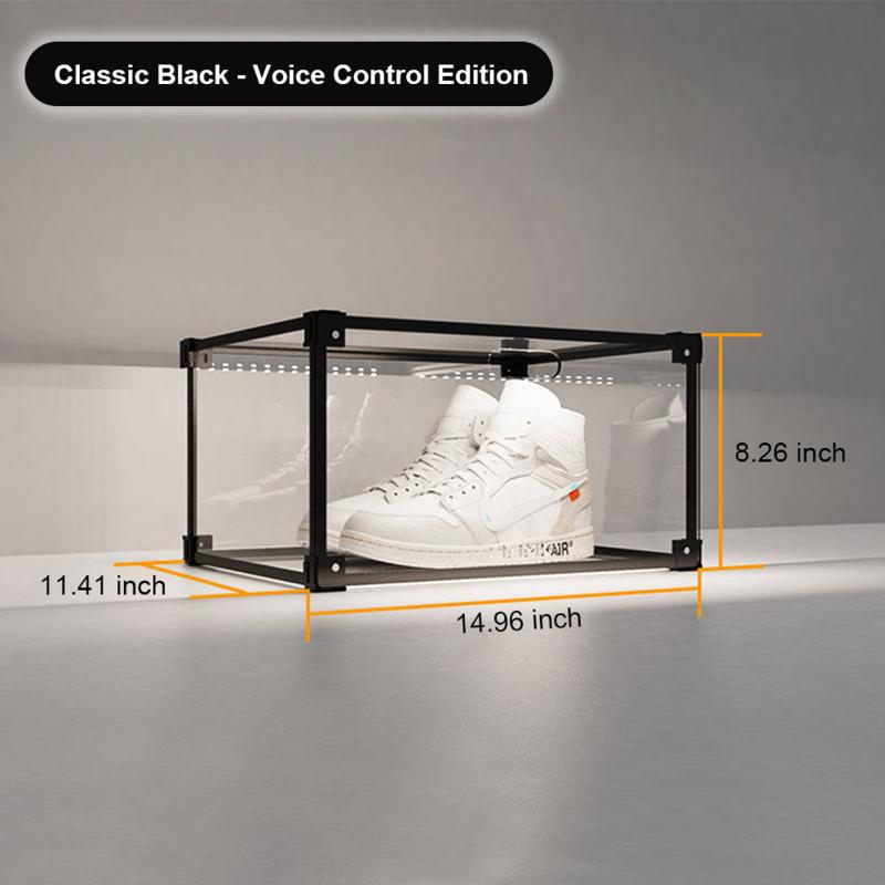 LED Voice-Controlled Drop Side Sneaker Display Box – BVBOX®