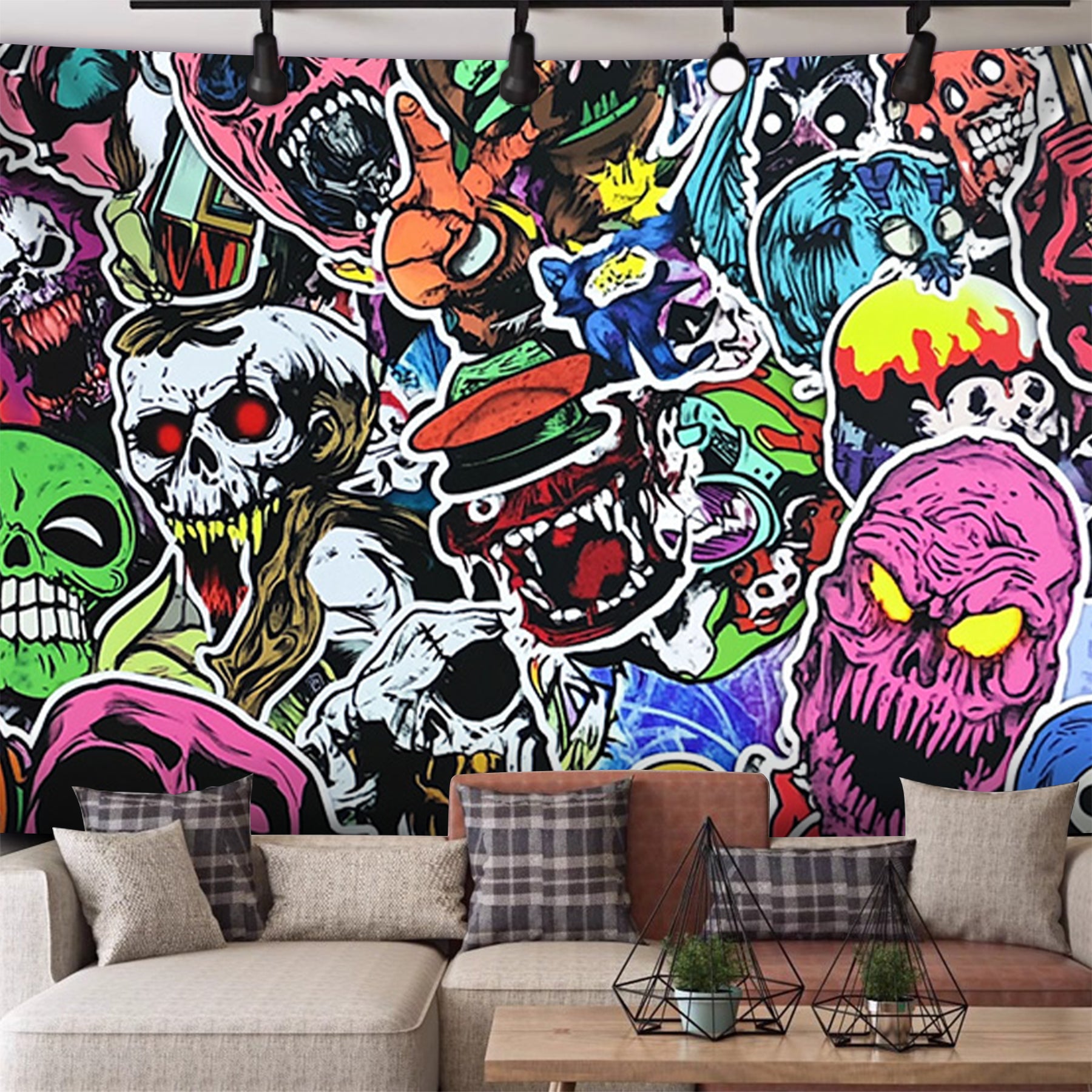 Monster Parade Fashion Decoration Tapestry