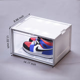 Transparent Drop Side LED Acrylic Shoe Box -2