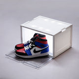 Transparent Drop Side LED Acrylic Shoe Box -4