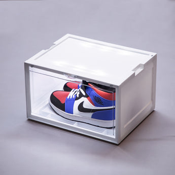 Transparent Drop Side LED Acrylic Shoe Box -5