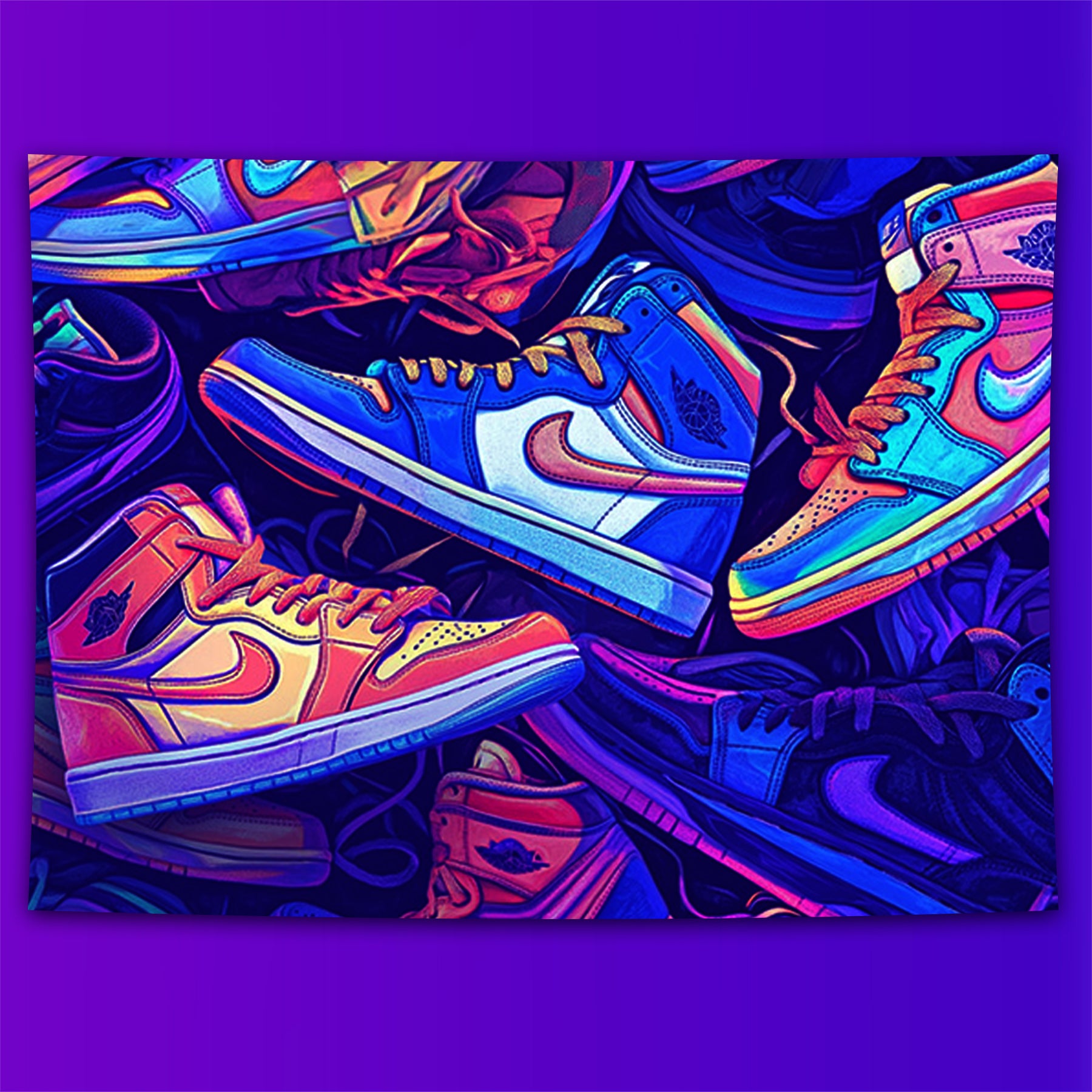 Neon Fever Fluorescent Decorative Bedroom Tapestry
