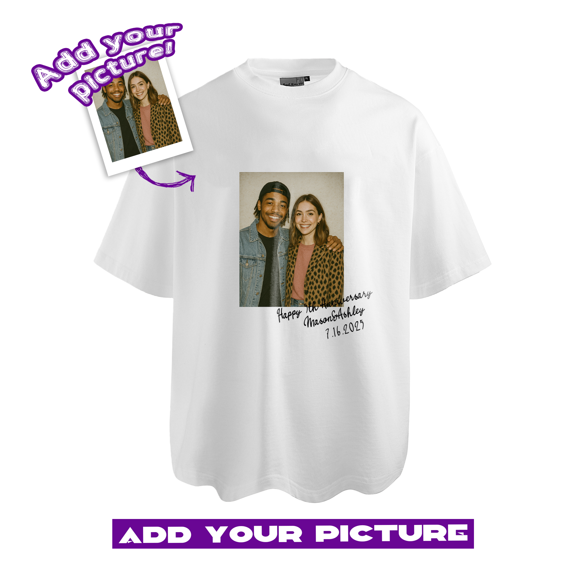Couple's Anniversary Custom Tee