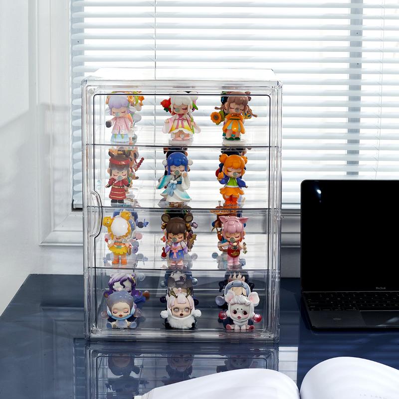 Large Transparent Display Dustproof Storage Box-5